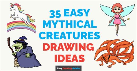 35 Easy Mythical Creatures Step